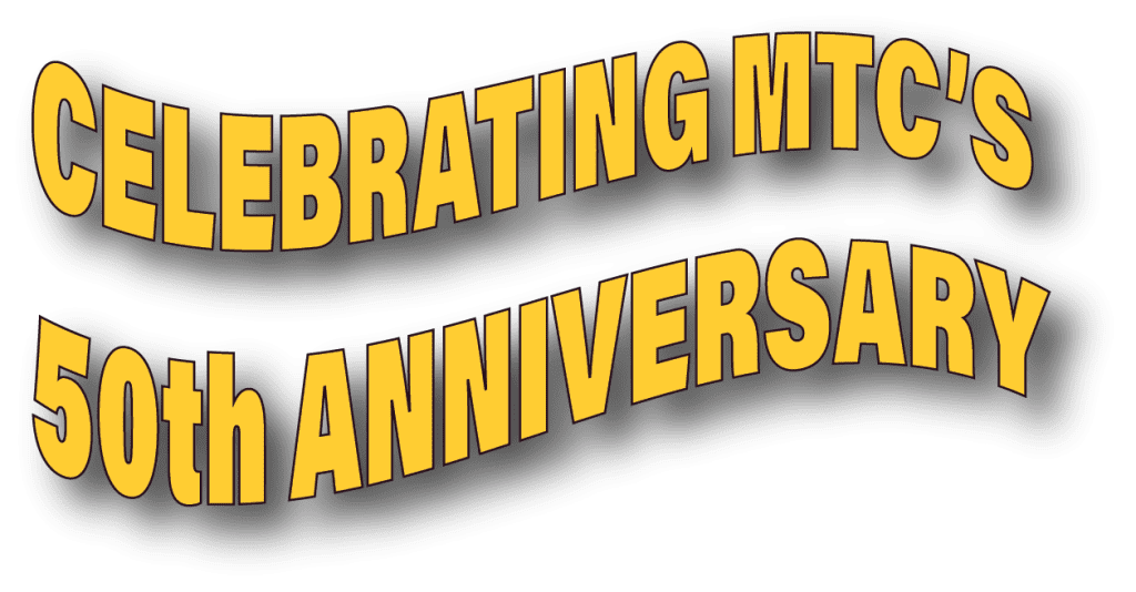 Celebrating MTC's 50th Anniversary logo